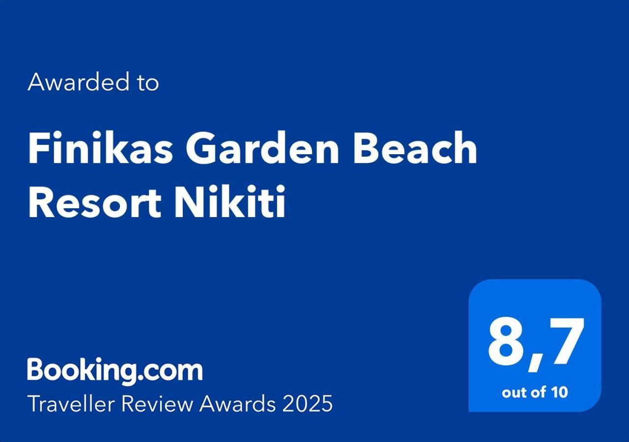 Finikas Garden Beach Resort Nikiti Kültér fotó